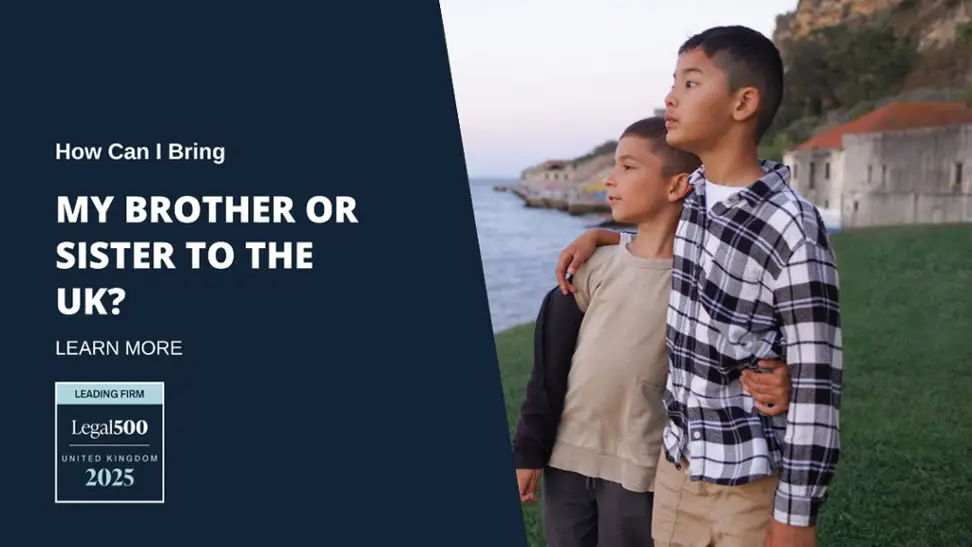Can I Bring My Brother or Sister to the UK
