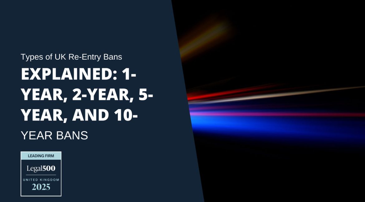 Types of UK Re-Entry Bans Explained: 1-Year, 2-Year, 5-Year, and 10-Year Bans