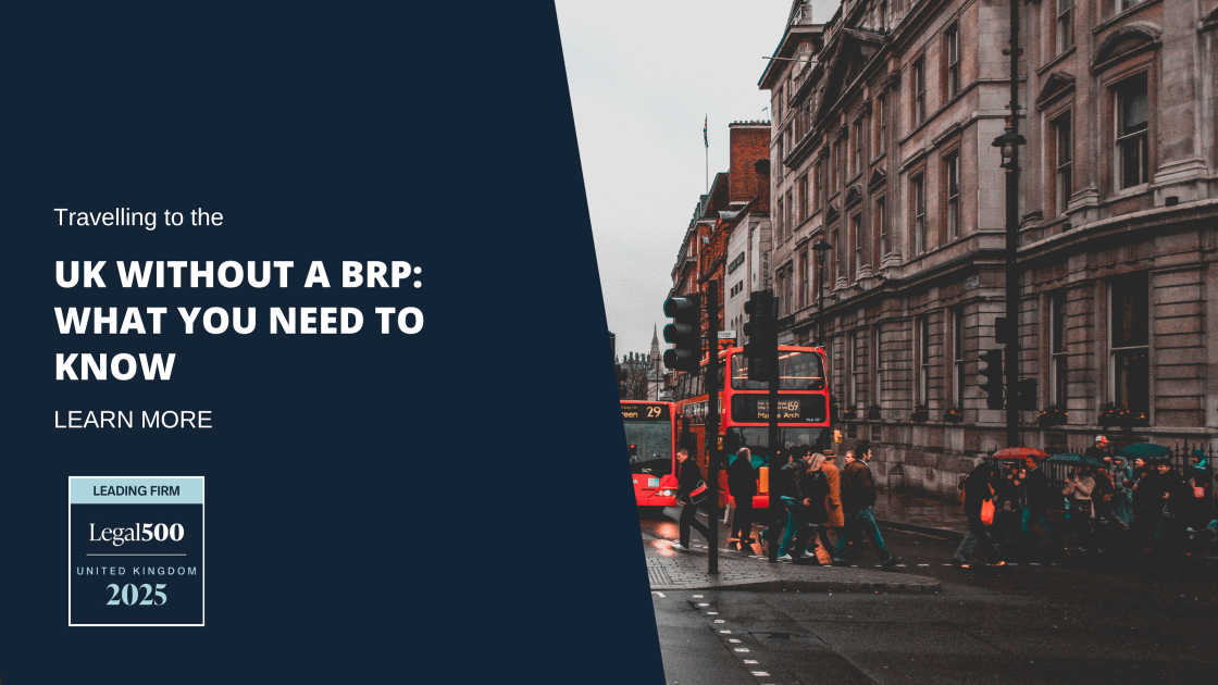 Travelling to the UK Without a BRP What You Need to Know